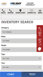 Mobile Screenshot of holidaychevy.net